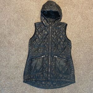 Calvin Klein Women Hoodie Quilted Vest | L